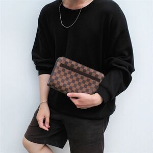 LOUIS VUITTON Damier Saint Louis Clutch Bag FL0036-0003